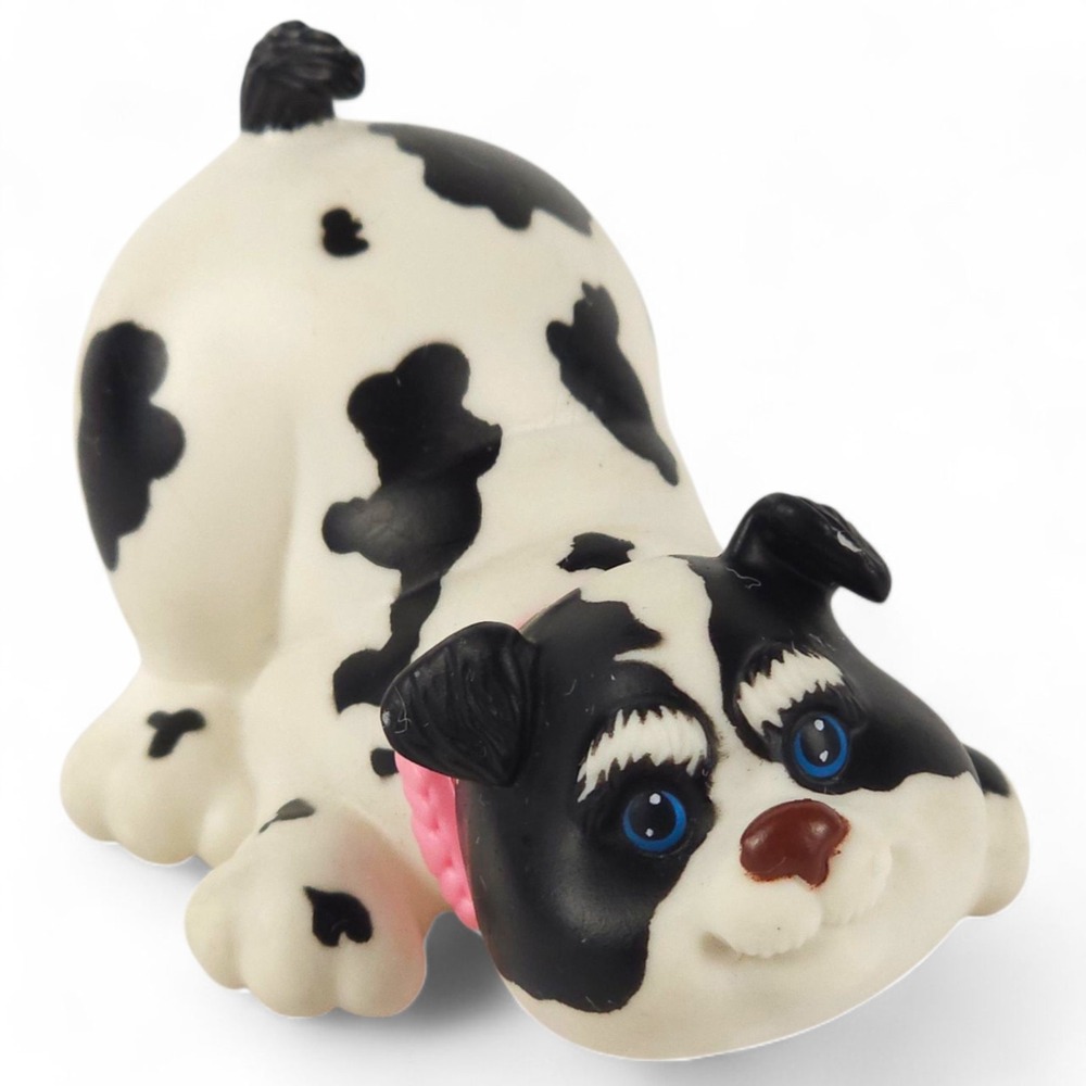 Vintage 1993 Hasbro Puppy Surprise Funtime Dalmatian Dog Figure Vinyl Toy Rare